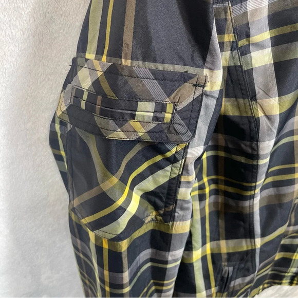 Burton dream dry ride women’s snowboarding jacket yellow plaid medium thermal - Picture 9 of 14